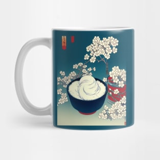 Cute Soury and Creamy Sour Cream with Baker in Winter Mug